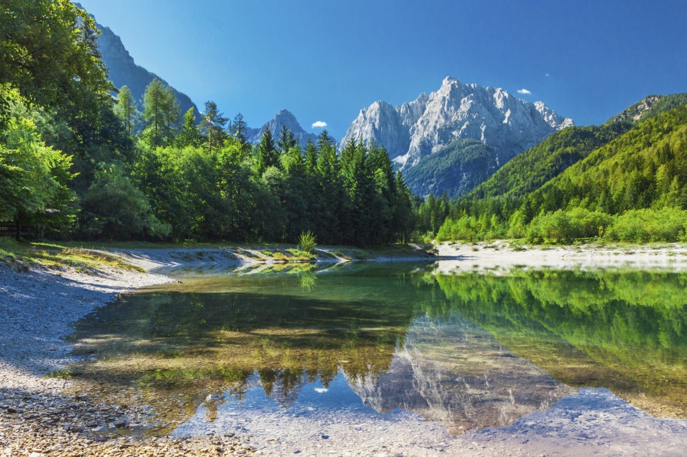 Valley in Traglav National Park - Slovenia