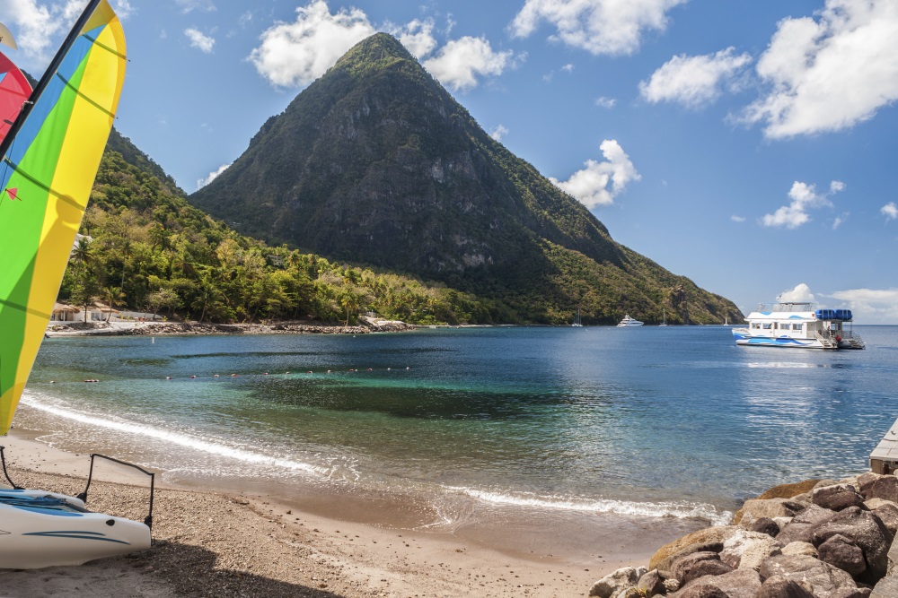 St Lucia beach