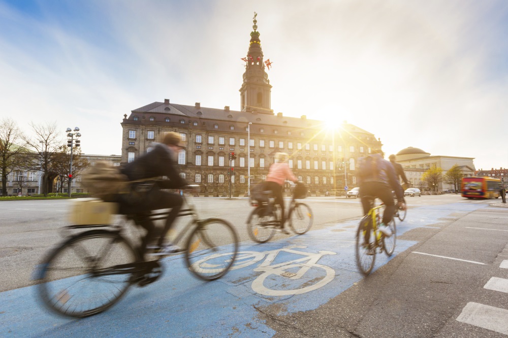 Cycling in Copenhagen