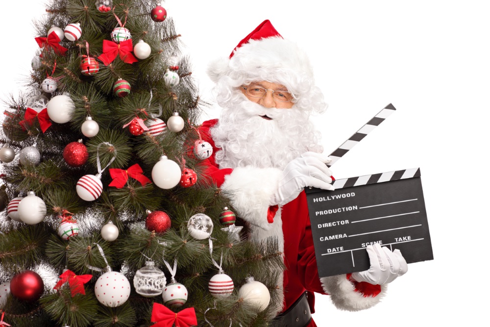 Santa with movie snapper