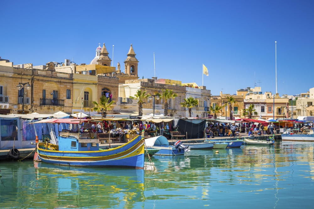 Marsaxlokk harbour, Malta