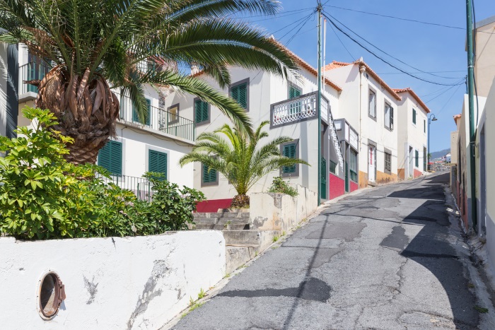 Portuguese street in Madeira