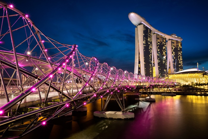 Helix bridge, Singapore