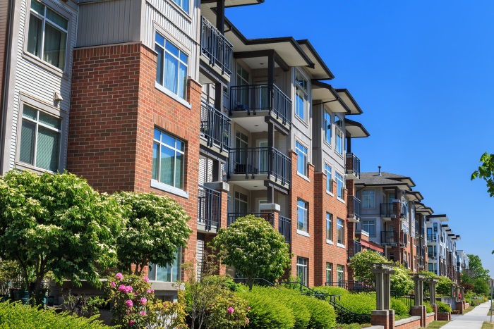 Apartment building in Canada