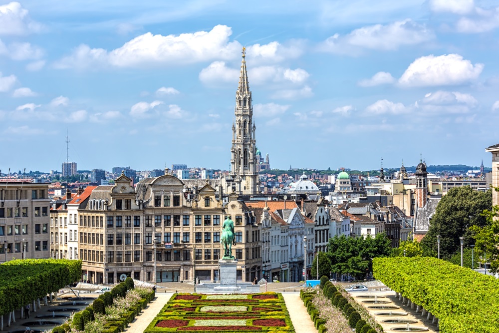 Brussels skyline, Belgium